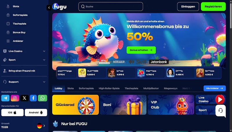 Willkommen bei Fugu Casino: Jetzt Einloggen und los spielen in Deutschland, fugu casino login Willkommen bei Fugu Casino: Jetzt Einloggen und los spielen in Deutschland, fugu casino login